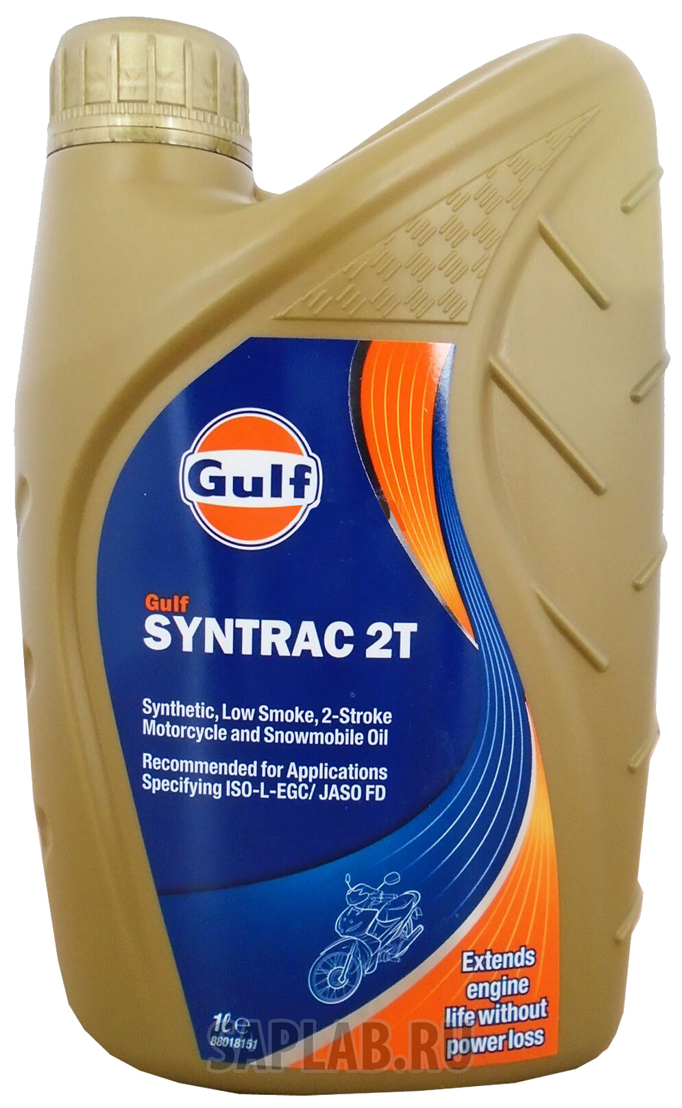 Купить GULF 130803001659 Моторное масло Gulf Syntrac 2T 10W-40 4л