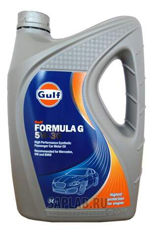 Купить GULF 130804701618 Моторное масло Gulf Formula G 5W-30 5л