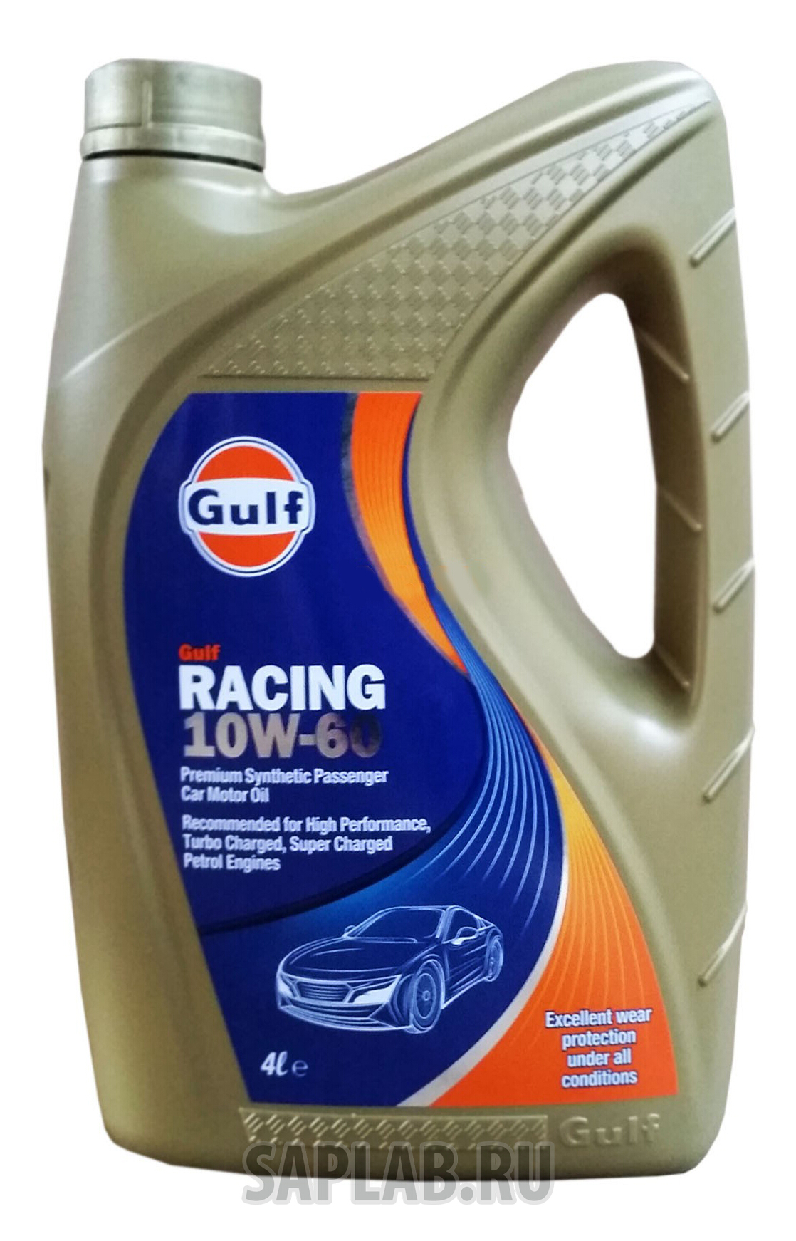 Купить GULF 130811201659 Моторное масло Gulf Racing 10W-60 4л