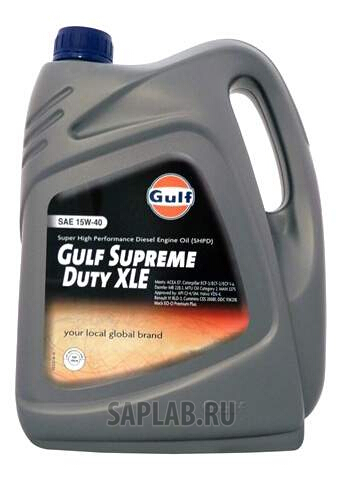 Купить GULF 153325GU01 Моторное масло Gulf Supreme Duty XLE SAE 15W-40 4л