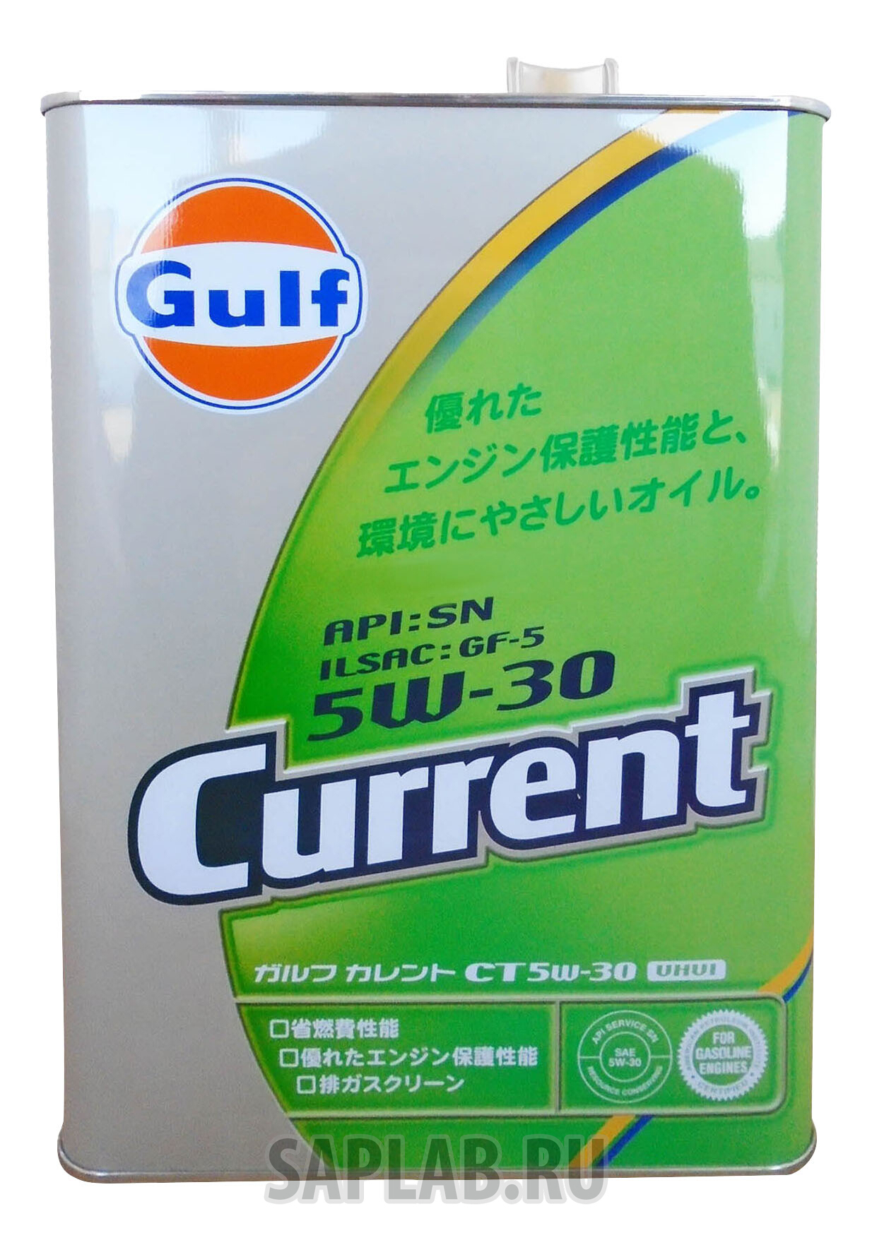Купить GULF 4932492123621 Моторное масло Gulf Current CT GF-5 SN 5W-30 4л