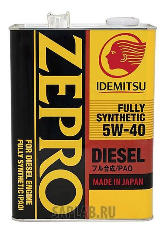 Купить IDEMITSU 2863004 Моторное масло Idemitsu Zepro Diesel 5W-40 CF 4л