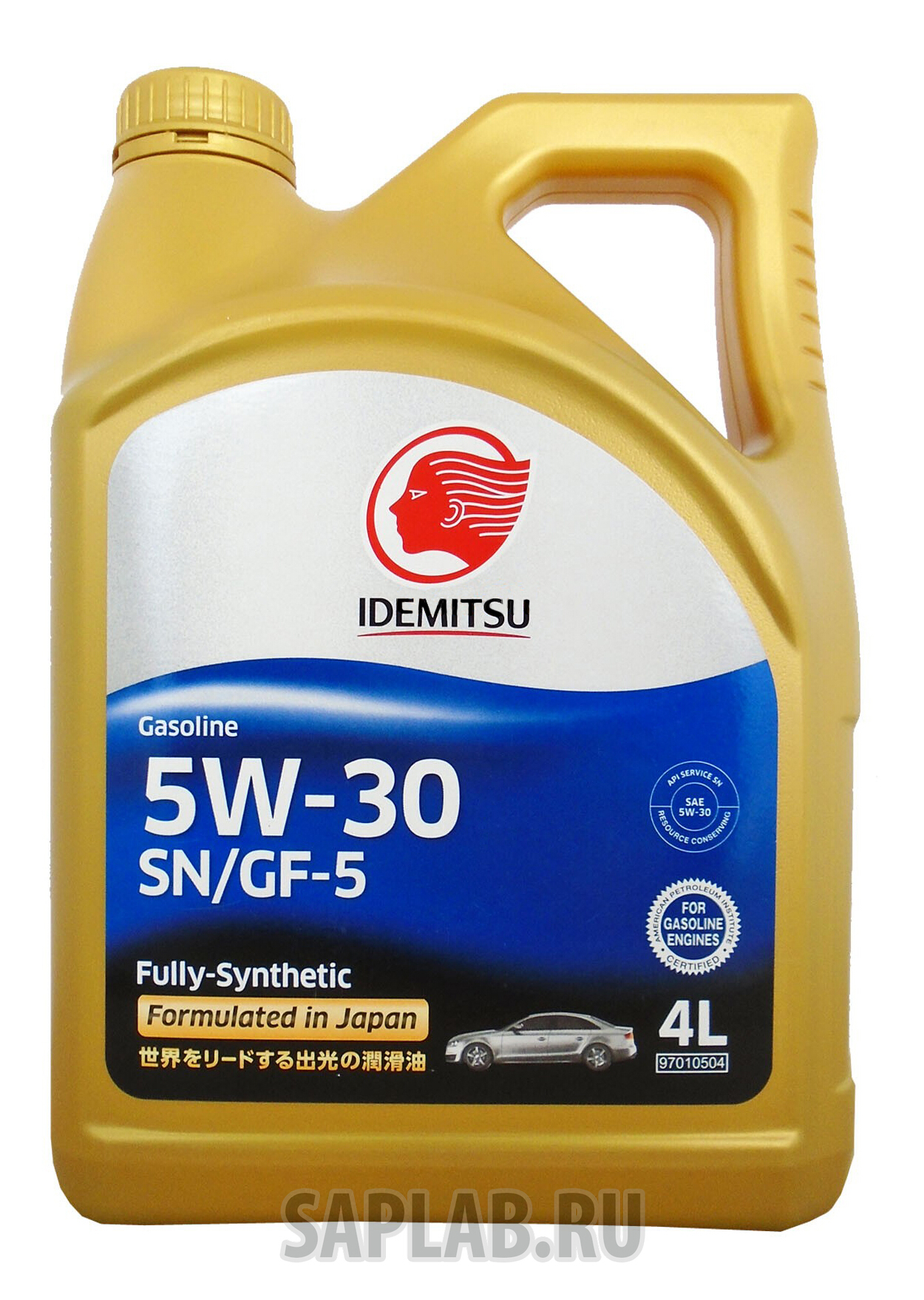 Купить IDEMITSU 30021326746 Моторное масло Idemitsu Gasoline Fully-Sinthetic 5W-30 4л