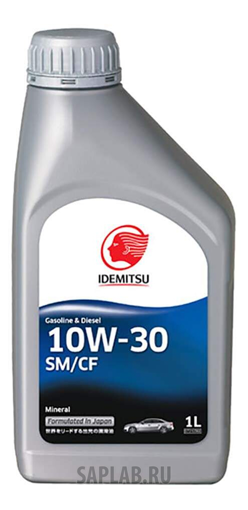 Купить IDEMITSU 30065013724 Моторное масло Idemitsu Mineral 10W-30 SM/CF 1л