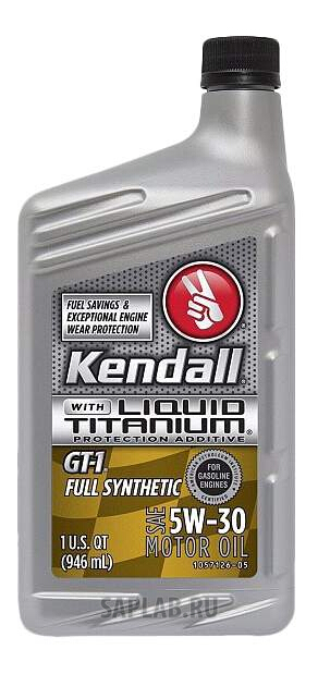 Купить KENDALL 75731049536 Моторное масло Kendall GT-1 Full Synthetic 5W-30 0,946л