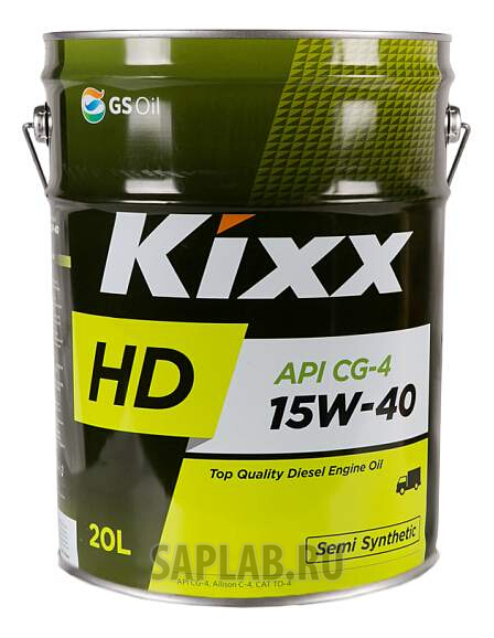Купить KIXX L2023P20E1 Моторное масло Kixx HD API CG-4 15W-40 20л