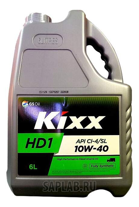 Купить KIXX L2061360E1 Моторное масло Kixx HD1 10W-40 6л