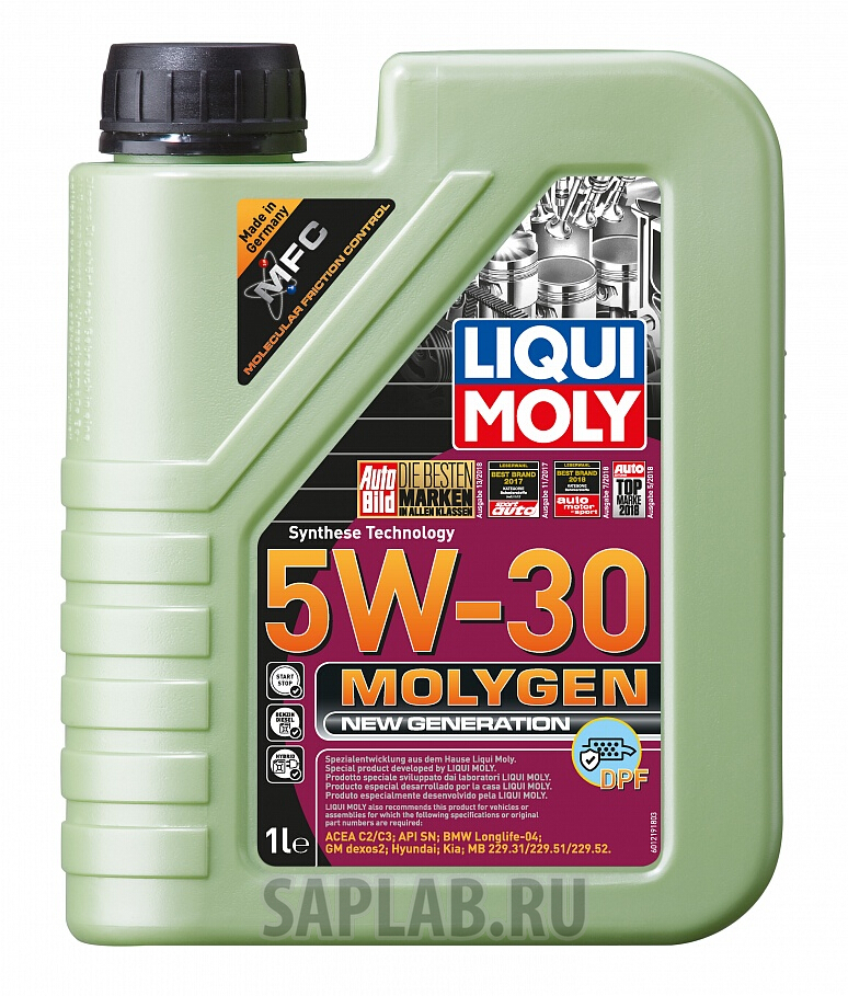 Купить LIQUI MOLY 21224 Моторное масло Liqui moly Molygen New Generation DPF