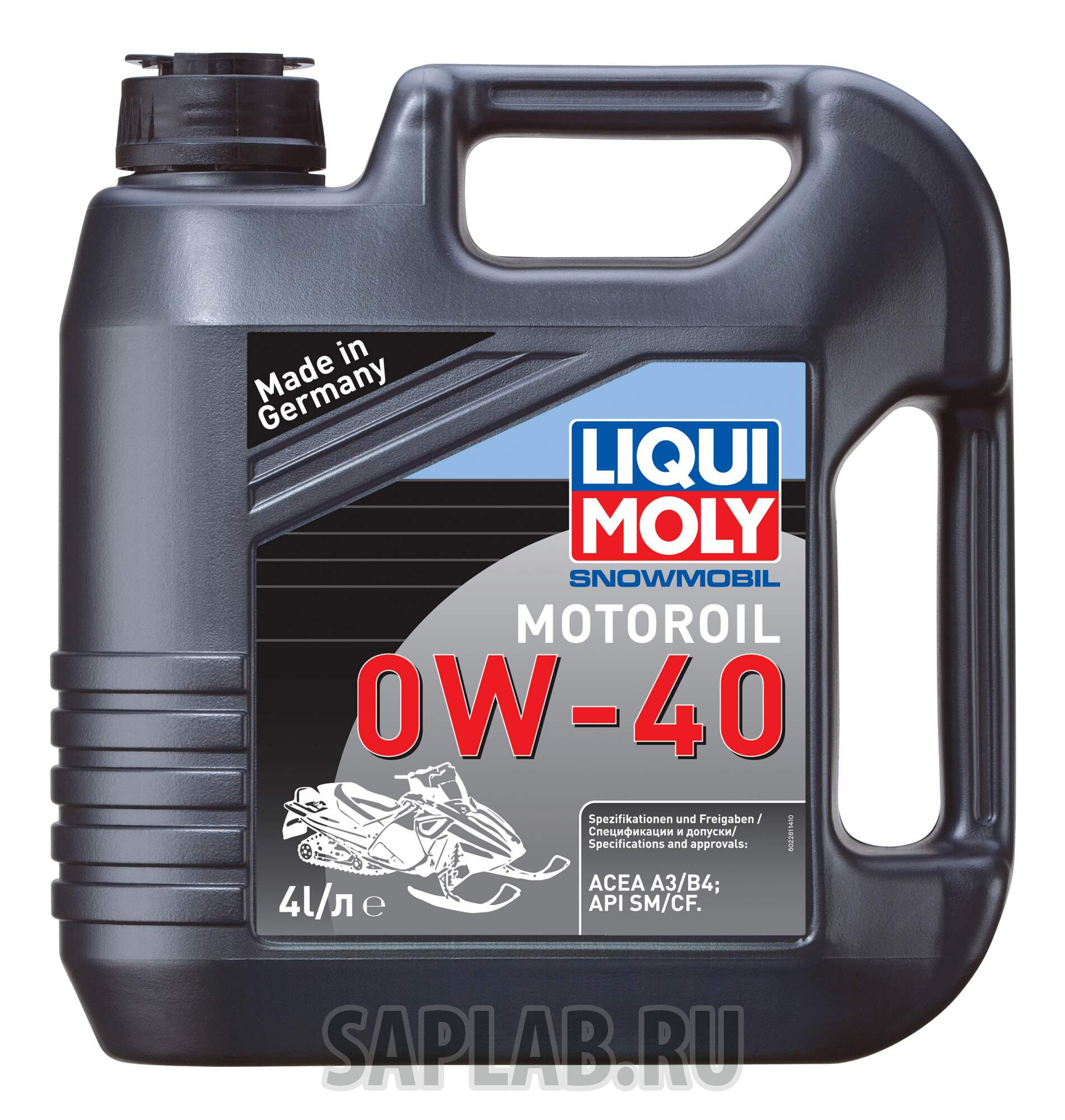 Купить LIQUI MOLY 2261 Моторное масло Liqui moly Snowmobil Motoroil 0W-40 4л