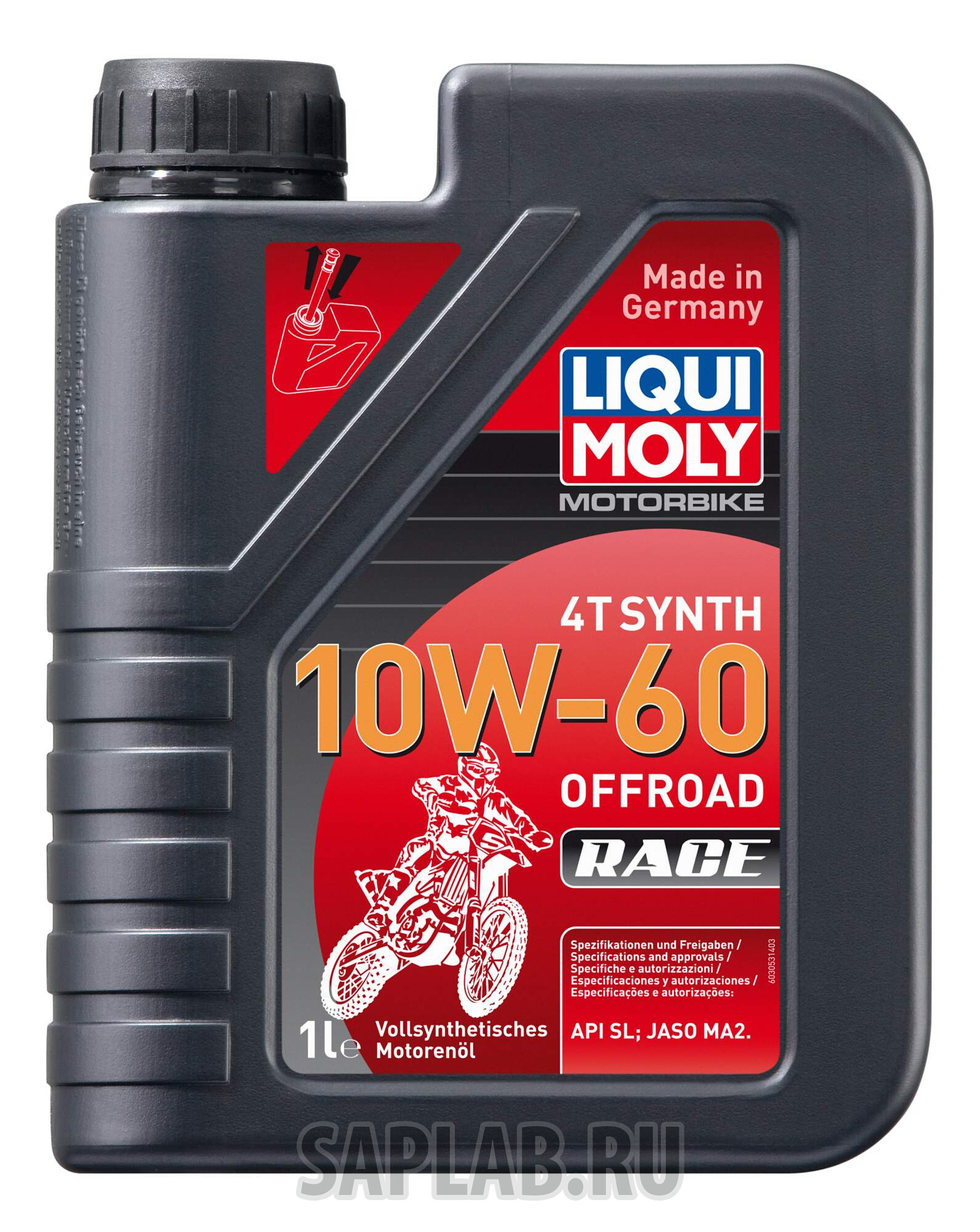 Купить LIQUI MOLY 3053 Моторное масло Liqui moly Motorbike 4Т Synth Offroad Race 10w-60 1л