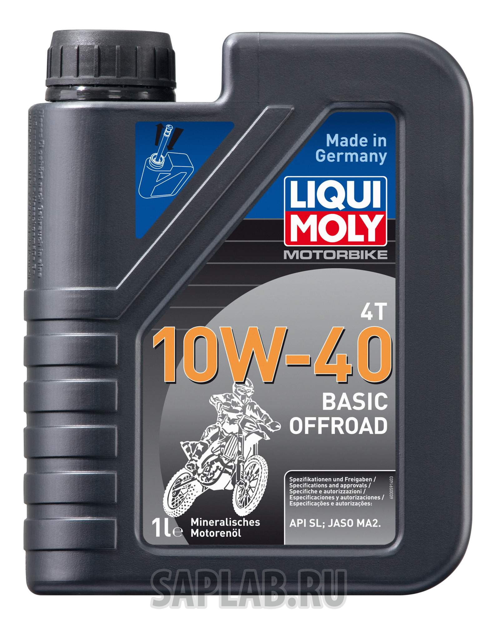 Купить LIQUI MOLY 3059 Моторное масло Liqui moly Motorbike 4T Basic Offroad 10w-40 1л