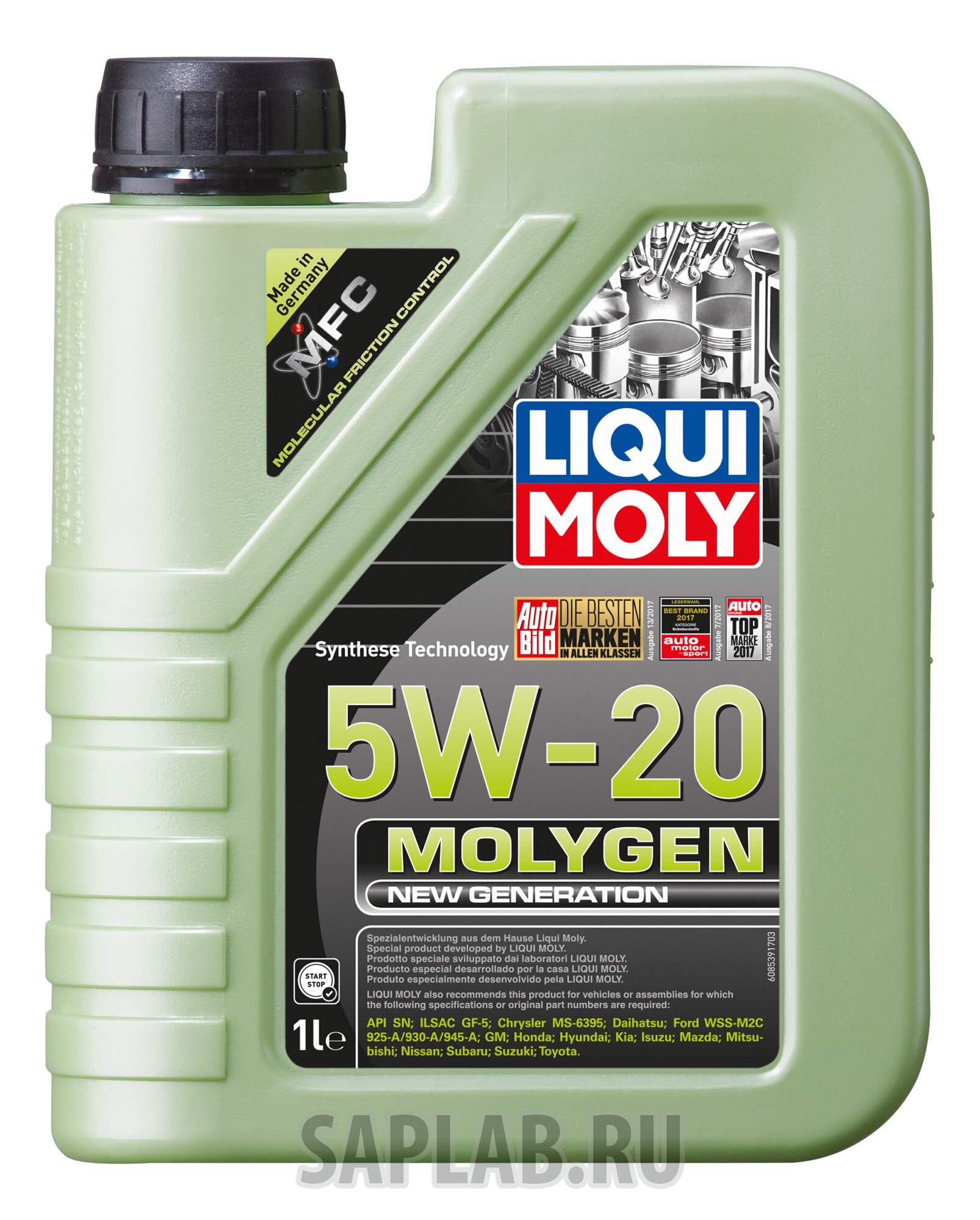 Купить LIQUI MOLY 8539 Моторное масло Liqui moly Molygen New Generation 5W-20 1л