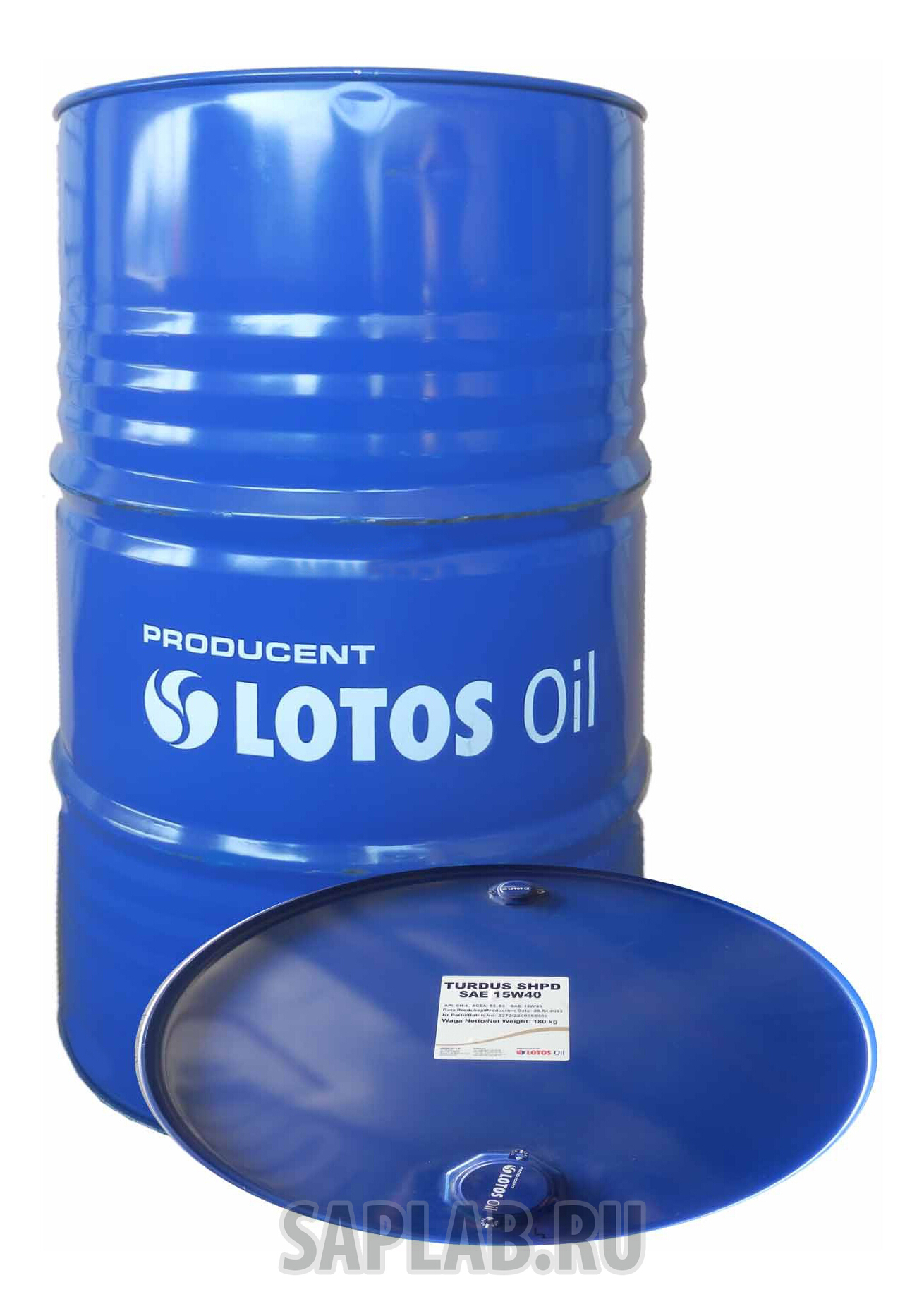 Купить LOTOS WFBE01750000 Моторное масло Lotos Turdus SHPD 15W-40 180кг