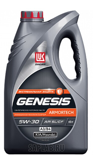 Купить LUKOIL 3045850 Моторное масло Lukoil Genesis Armortech А3/В4 5W-30 4л