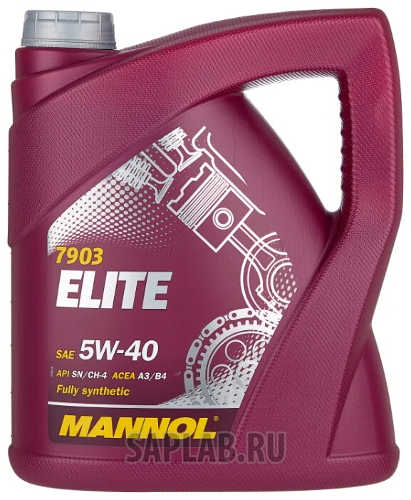 Купить MANNOL 1069 Синтетическое масло класса премиум MANNOL ELITE 5W40 5 л. (4+1 FREE) 7903
