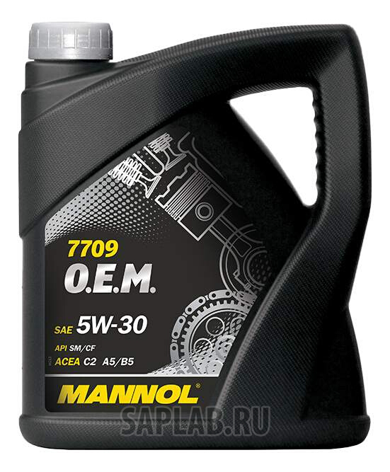 Купить MANNOL 1197 Моторное масло Mannol 7709 O.E.M. 5W-30 4л