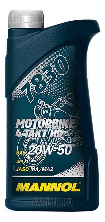 Купить MANNOL 6000 Моторное масло Mannol 4-Takt Motorbike HD 20W-50 1л
