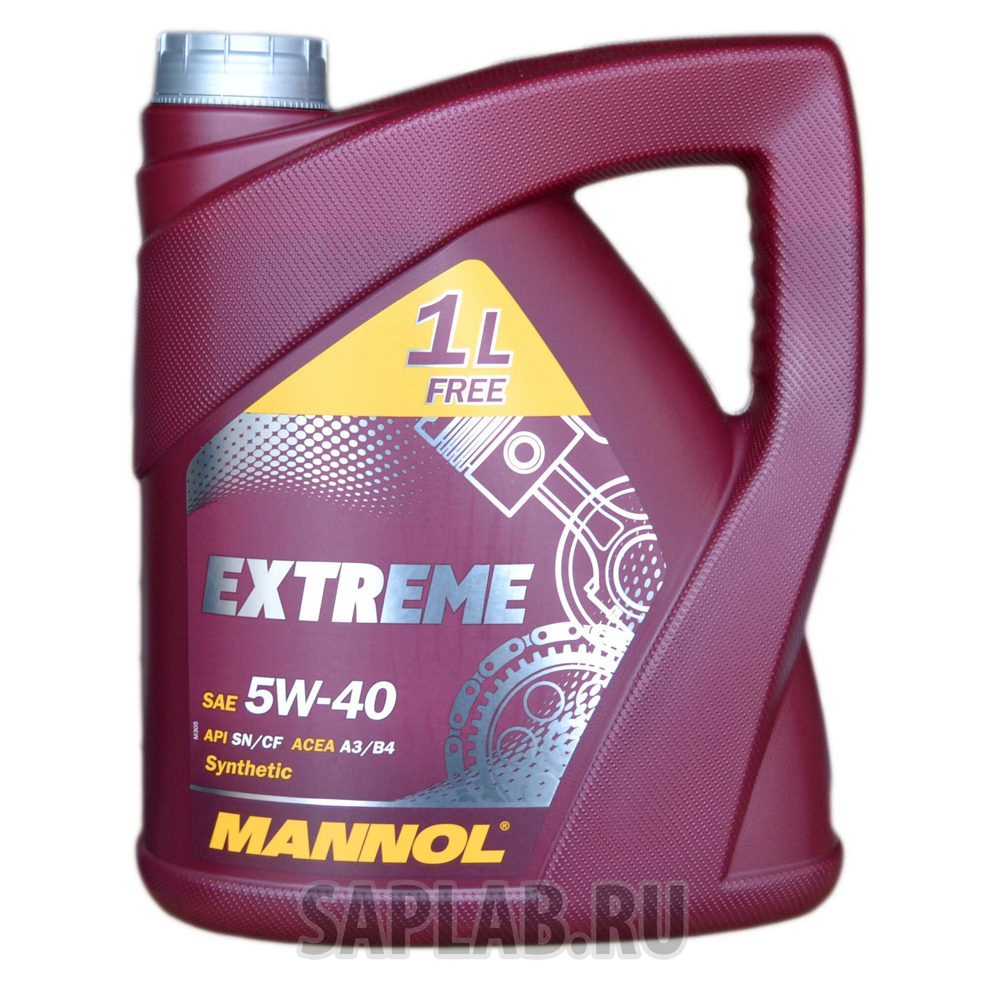 Купить MANNOL 7006 Синтетическое моторное масло MANNOL Extreme 5W40 4 л. (3+1 Free)