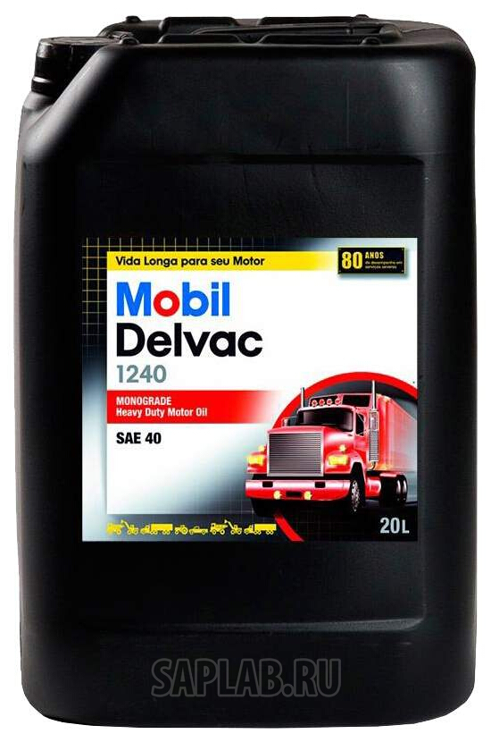 Купить MOBIL 121490 Моторное масло Mobil Delvac 40w 20л