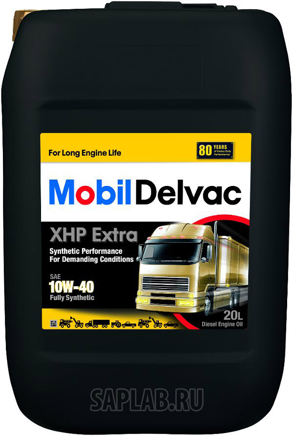 Купить MOBIL 152712 Моторное масло Delvac XHP Extra 10W-40 20л