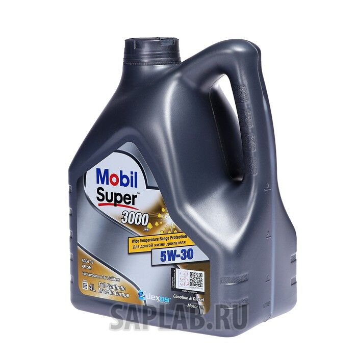 Купить MOBIL 153018 Моторное масло Mobil Super 3000 XE 5W-30 4л