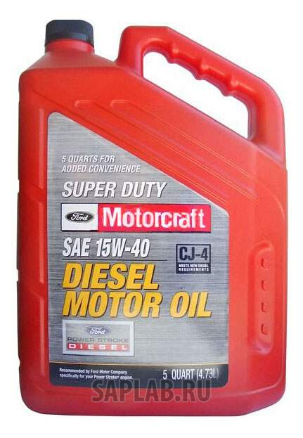 Купить MOTORCRAFT XO15W405QSD Моторное масло Motorcraft Super Duty Diesel 15W-40 4,73л