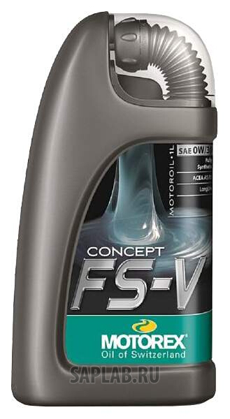 Купить MOTOREX 301009 Моторное масло Motorex Concept FS-V 0W-30 1л