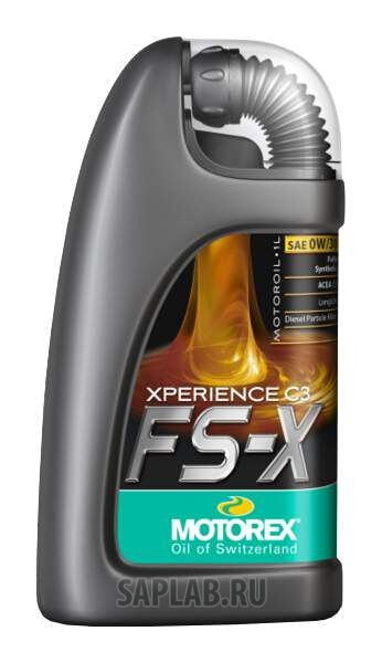 Купить MOTOREX 301015 Моторное масло Motorex Xperience C3 FS-X 0W-30 1л