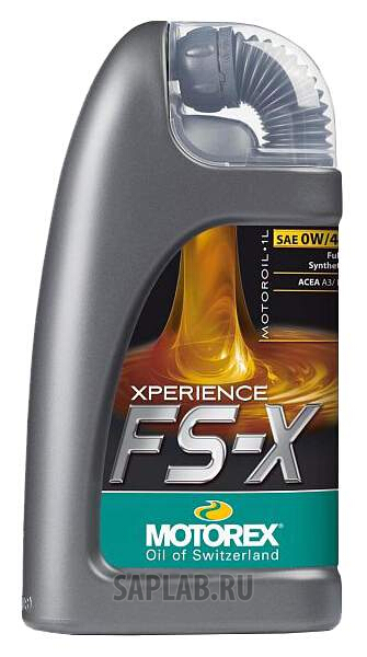 Купить MOTOREX 301022 Моторное масло Motorex Xperience FS-X 0W-40 1л