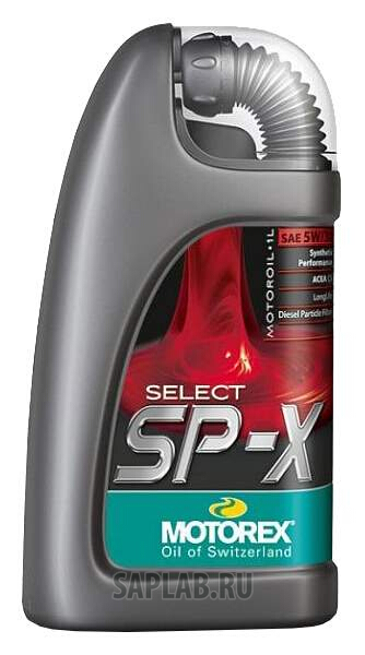Купить MOTOREX 303293 Моторное масло Motorex Select SP-X 5W-30 1л