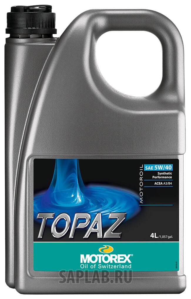 Купить MOTOREX 303351 Моторное масло Motorex Topaz 5W-40 4л