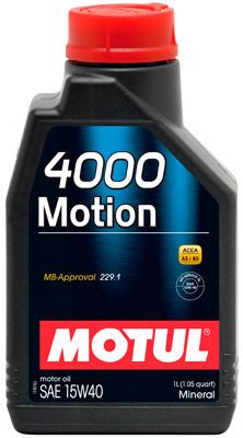 Купить MOTUL 102815 Масло моторное MOTUL 4000 Motion 15W-40 1л