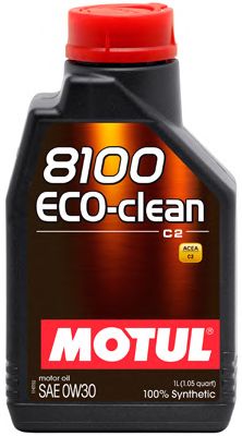 Купить MOTUL 102889 Моторное масло Motul 8100 Eco-clean 0W-30 5л