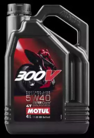 Купить MOTUL 104115 Моторное масло Motul 300V 4T Factory Line Road Racing 5W-40 4л