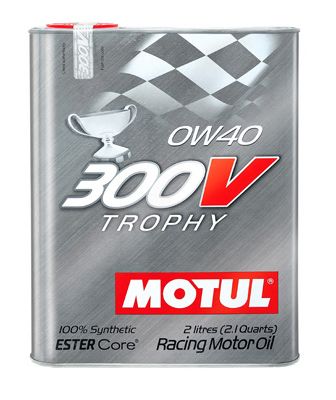 Купить MOTUL 104240 Моторное масло Motul 300V Trophy 0W-40 2л