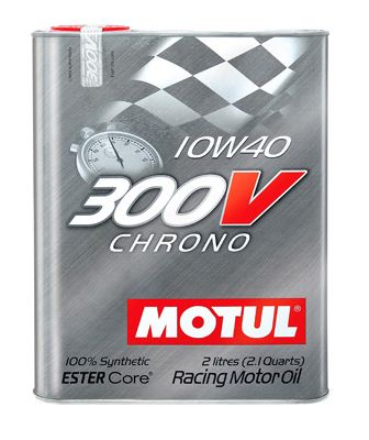 Купить MOTUL 104243 Моторное масло Motul 300V Chrono 10W-40 2л