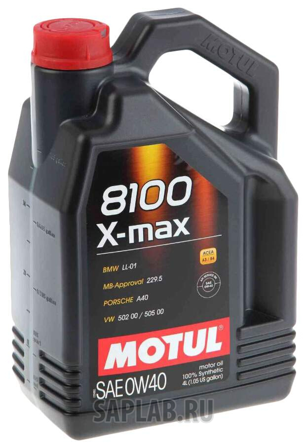 Купить MOTUL 104532 Моторное масло Motul 8100 X-max 0w-40 4л