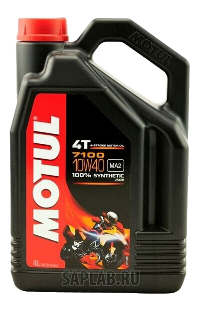 Купить MOTUL 104902 Моторное масло Motul 7100 4Т 10W-40 4л
