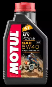 Купить MOTUL 105897 Моторное масло Motul ATV Power 4T 5W-40 1л