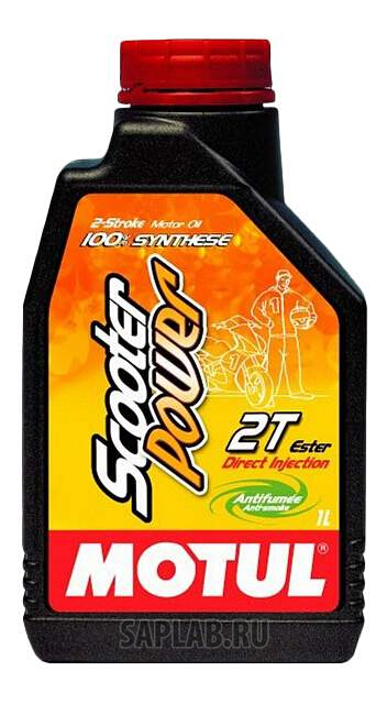 Купить MOTUL 106603 Моторное масло Motul Scooter Power 2T 0w-40 1л