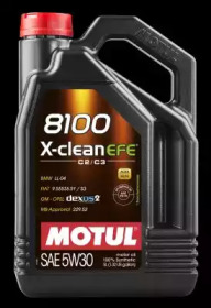 Купить MOTUL 107206 Моторное масло Motul 8100 X-clen EFE 5W-30 5л
