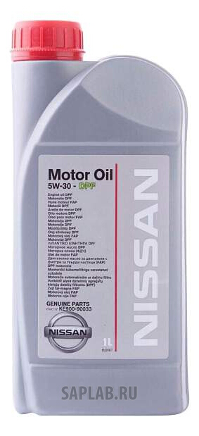 Купить NISSAN KE90090033 Моторное масло Nissan Fully synthetic DPF 5W-30 1л