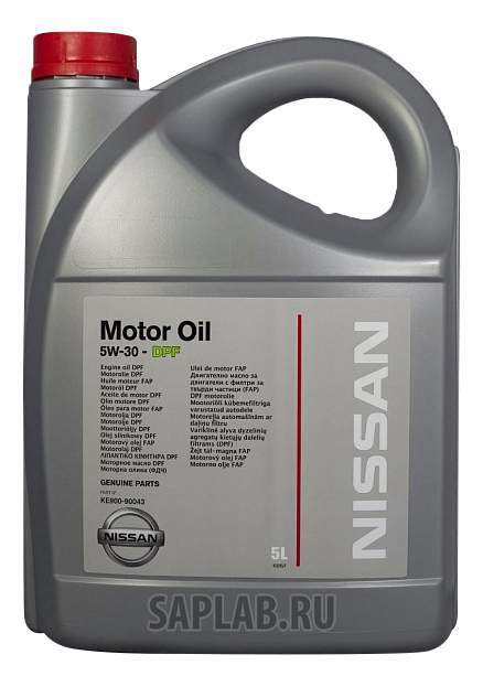 Купить NISSAN KE90090043 Моторное масло Nissan Motor Oil SAE 5W-30 DPF 5л