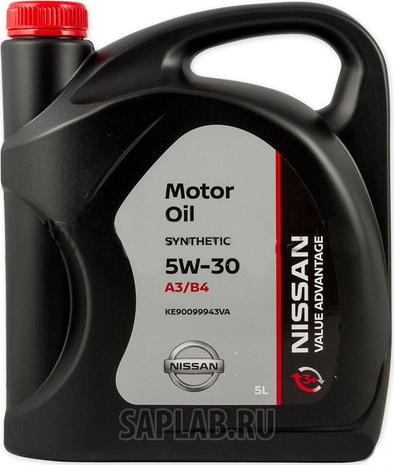Купить NISSAN KE90099943VA Моторное масло Nissan Value advantage 3+ 5W-30 5л
