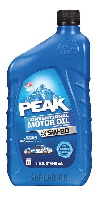 Купить PEAK 7020001 Масло моторное Conventional Motor Oil 5W-20 0,946л