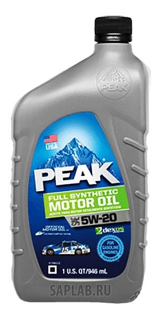 Купить PEAK 7020019 Full Synthetic Motor Oil 5W-20 0,946л