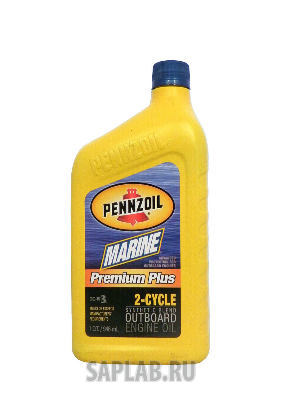 Купить PENNZOIL 3871 Моторное масло Pennzoil Marine Premium Plus 2-Cycle 5W-40 0,946л