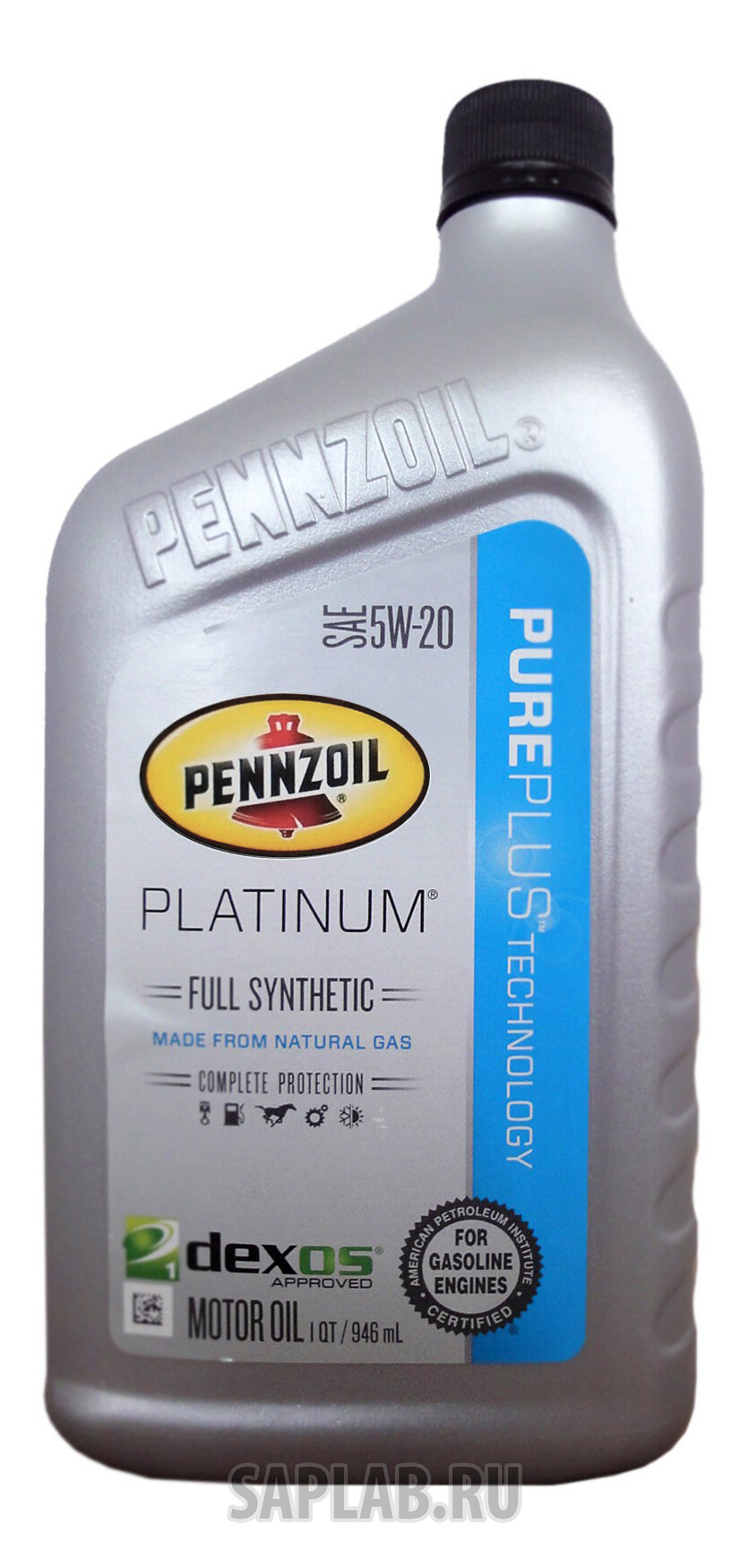 Купить PENNZOIL 550022687 Моторное масло Pennzoil Platinum 10w-30 0,946л