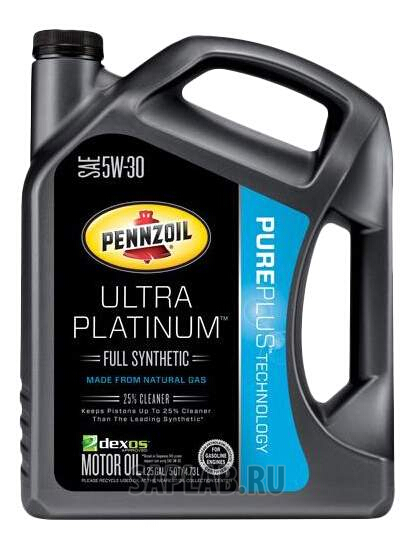 Купить PENNZOIL 550038320 Моторное масло Pennzoil Ultra Platinum Full Synthetic Motor Oil 5W-30 4,73л