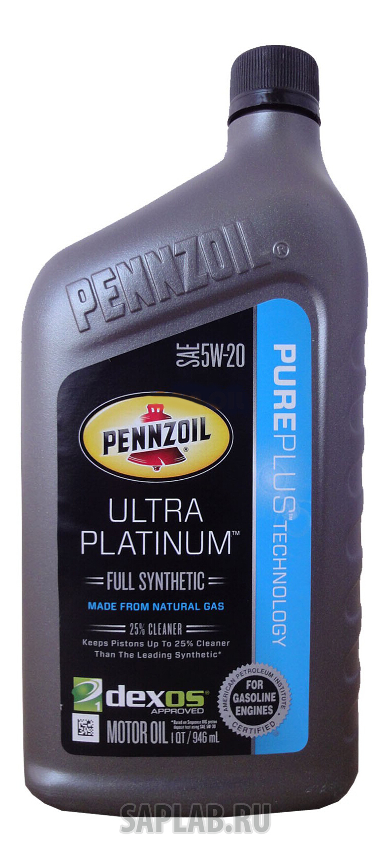 Купить PENNZOIL 550040863 Моторное масло Pennzoil Ultra Platinum 5w-20 0,946л